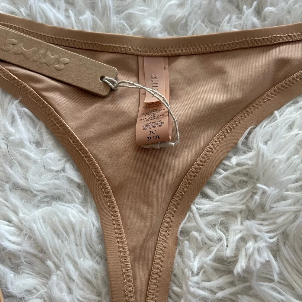 Skims swim thong bikini - ochre